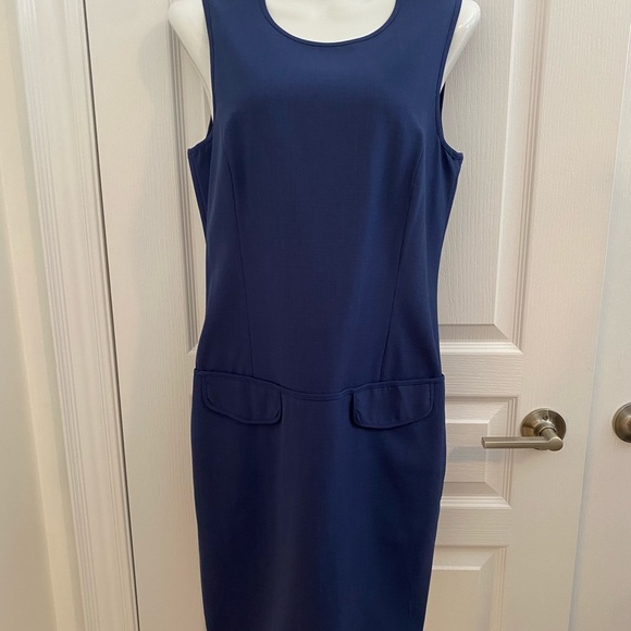 Vintage Theory Light navy blue cute dress with side pockets - Picture 4 of 14
